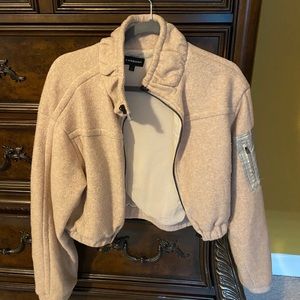 Carbon38 polar fleece zip up jacket